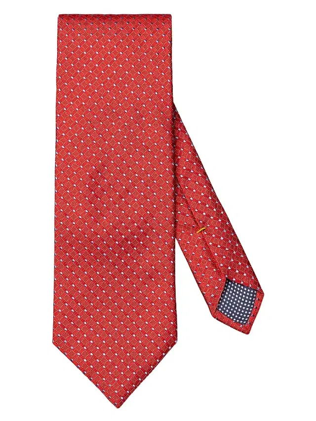 Eton Men's Geometric Diamond Silk Tie