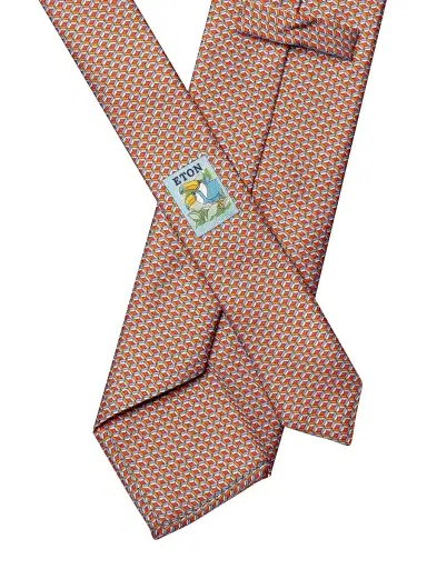 Eton Men's Geometric Silk Tie | Thumbnail 2