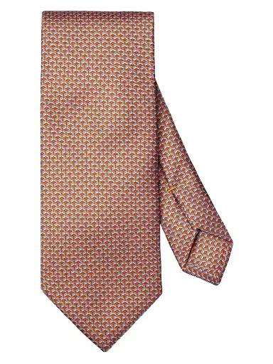 Eton Men's Geometric Silk Tie | Thumbnail 1