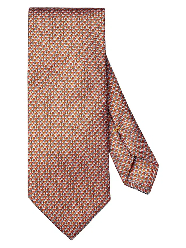 Eton Men's Geometric Silk Tie