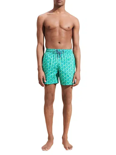 Vilebrequin Men's Ronde Des Tortues Swim Shorts - Vert Tropezien | Thumbnail 2