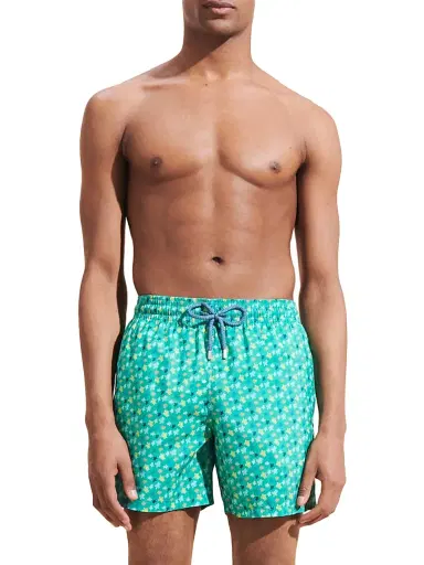 Vilebrequin Men's Ronde Des Tortues Swim Shorts - Vert Tropezien | Thumbnail 4