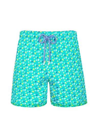 Vilebrequin Men's Ronde Des Tortues Swim Shorts - Vert Tropezien | Thumbnail 1