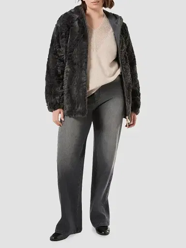 Marina Rinaldi Women's Reversible Heavy Coat | Thumbnail 2 Marina Rinaldi Women's Reversible Heavy Coat | Thumbnail 2