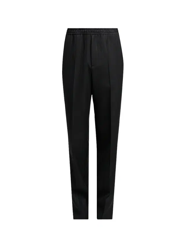 Versace Men's Greca Jacquard Wool Pants - Black