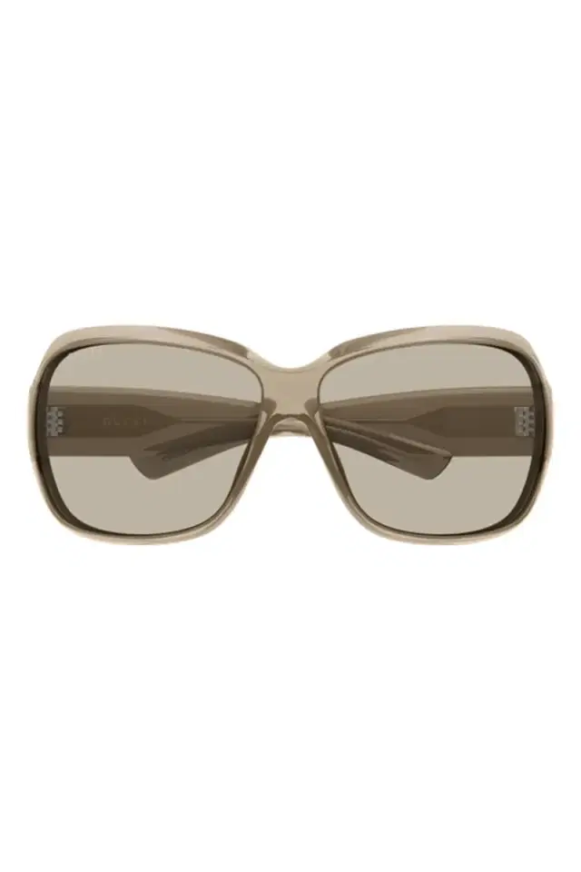 Gucci Square Frame Wrap Sunglasses