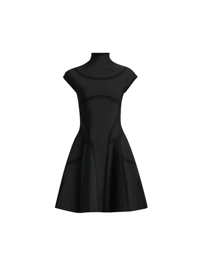 Alexander McQueen Women's Volume Fit & Flare Mini Dress