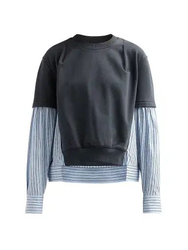 3.1 Phillip Lim Women's Striped Mixed-Media Cotton Top | Thumbnail 1 3.1 Phillip Lim Women's Striped Mixed-Media Cotton Top | Thumbnail 1