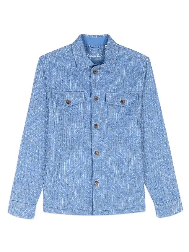 Robert Graham Men's Shawell Patterned Shirt Jacket