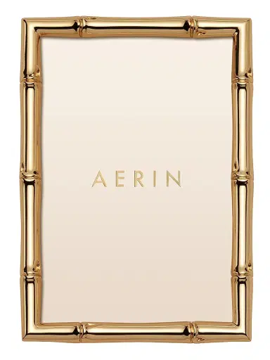 AERIN Ava Bamboo-Effect Brass Frame | Thumbnail 2