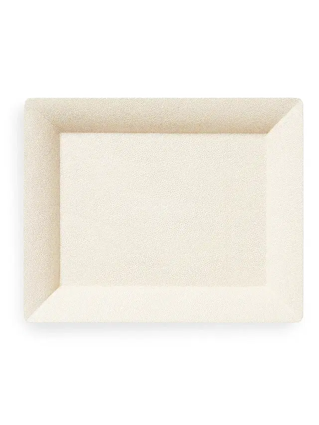 AERIN Embossed Shagreen Small Tray