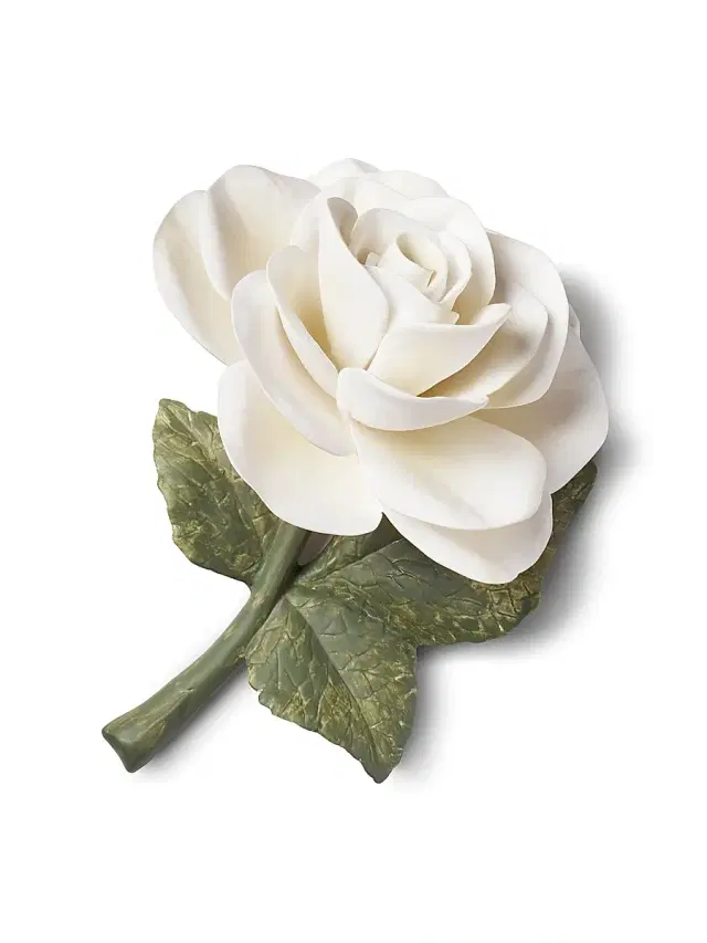 AERIN Porcelain Rose Sculpture