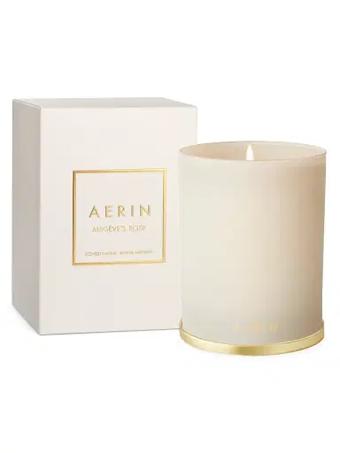 AERIN Introduction Megeve's Rose Candle | Thumbnail 1 AERIN Introduction Megeve's Rose Candle | Thumbnail 1