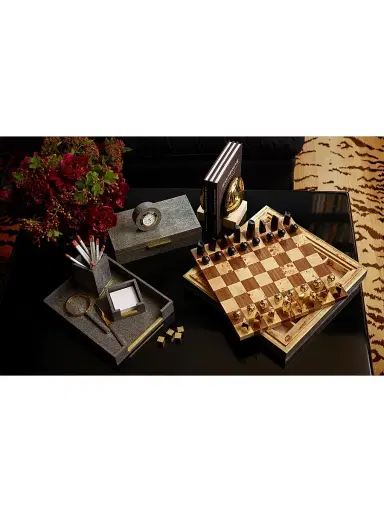 AERIN Shagreen Chess Set | Thumbnail 1