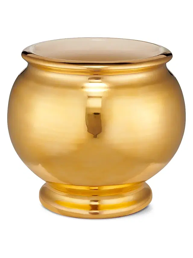 AERIN Introduction Siena Cachepot - Gold
