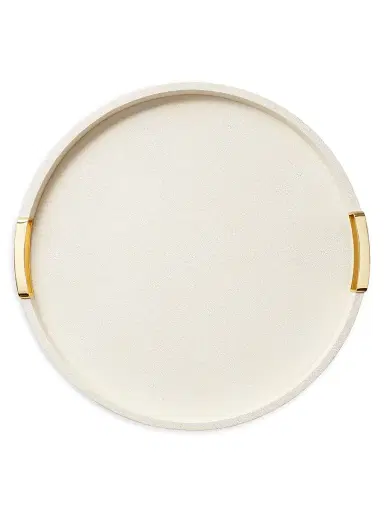 AERIN Carina Shagreen Round Tray | Thumbnail 2 AERIN Carina Shagreen Round Tray | Thumbnail 2