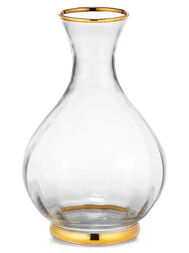 AERIN Sophia 18K Goldplated Glass Carafe | Thumbnail 1