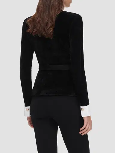 Self-Portrait Women's Chenille Knit Top | Thumbnail 3