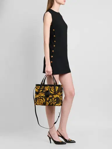 Versace Women's Rivière Large Heritage Print Tote Bag | Thumbnail 3 Versace Women's Rivière Large Heritage Print Tote Bag | Thumbnail 3