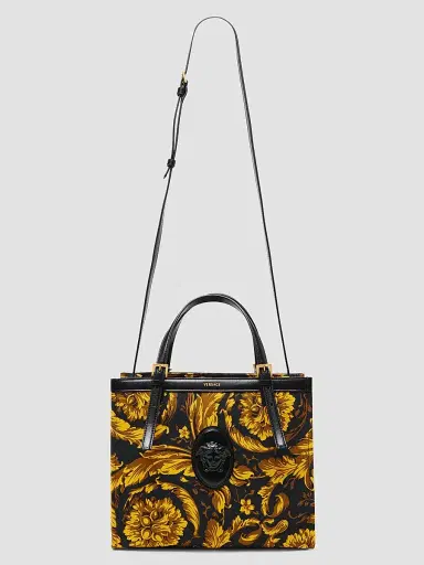 Versace Women's Rivière Large Heritage Print Tote Bag | Thumbnail 5 Versace Women's Rivière Large Heritage Print Tote Bag | Thumbnail 5