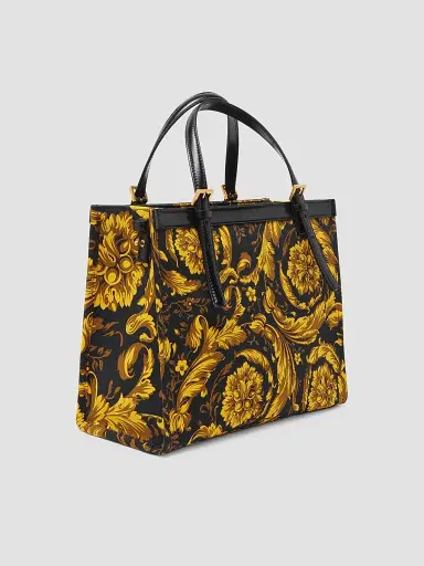 Versace Women's Rivière Large Heritage Print Tote Bag | Thumbnail 7 Versace Women's Rivière Large Heritage Print Tote Bag | Thumbnail 7