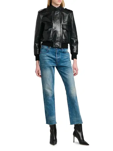 Tom Ford Women's Stonewashed Denim Melanie Straight-Leg Jeans | Thumbnail 2 Tom Ford Women's Stonewashed Denim Melanie Straight-Leg Jeans | Thumbnail 2