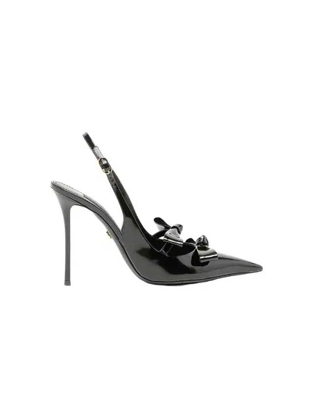 Dolce & Gabbana Women's 90MM Patent Leather Slingback Pumps - Nero