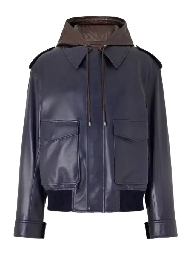 Loewe Leather Hooded Jacket - Men