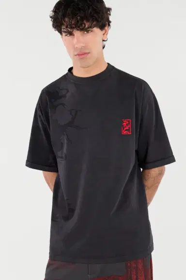 Roberto Cavalli T-Shirt With Ideogram RC Monogram | Thumbnail 4