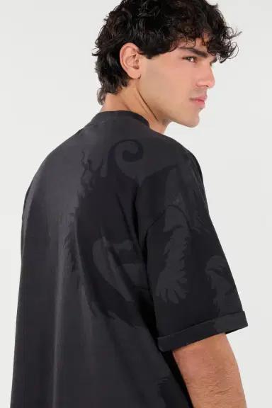 Roberto Cavalli T-Shirt With Ideogram RC Monogram | Thumbnail 5