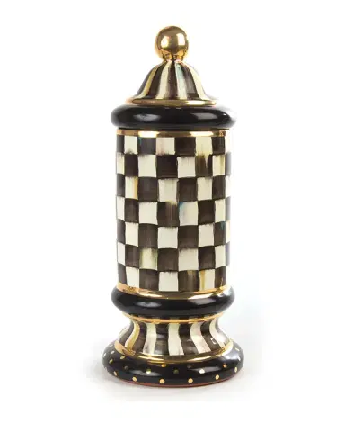 MacKenzie-Childs Courtly Check Column Canister | Thumbnail 2