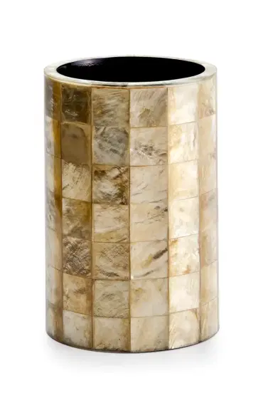 Labrazel Capiz Champagne Brush Holder | Thumbnail 2
