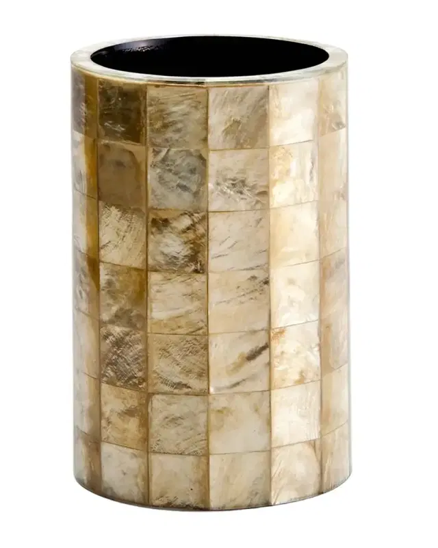 Labrazel Capiz Champagne Brush Holder