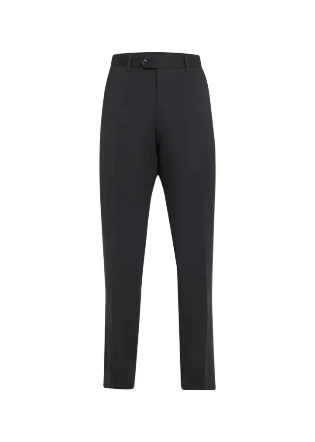Giorgio Armani Basic Wool Flat-Front Trousers, Black