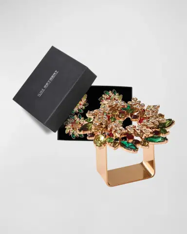 Kim Seybert Gem Wreath Napkin Rings | Thumbnail 2
