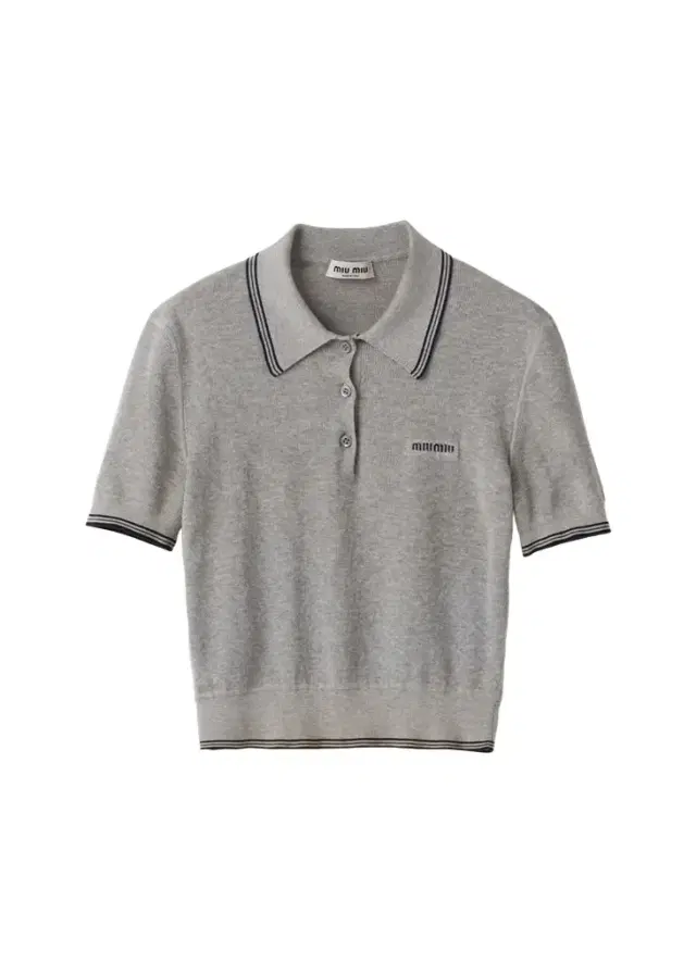 Miu Miu Cropped Polo Top