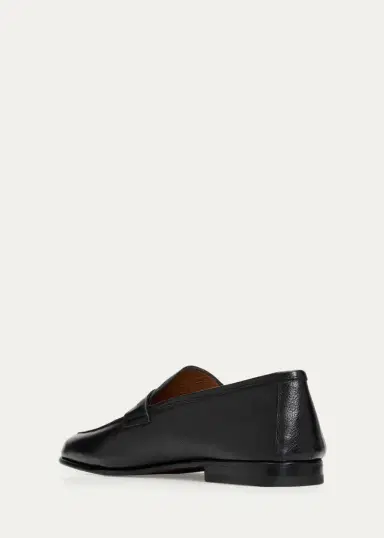 Bergdorf Goodman Men's Patent-Finish Buffalo Leather Derby Shoes | Thumbnail 2 Bergdorf Goodman Men's Patent-Finish Buffalo Leather Derby Shoes | Thumbnail 2
