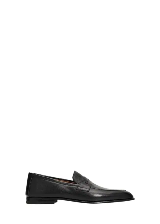 Bergdorf Goodman Men's Patent-Finish Buffalo Leather Derby Shoes