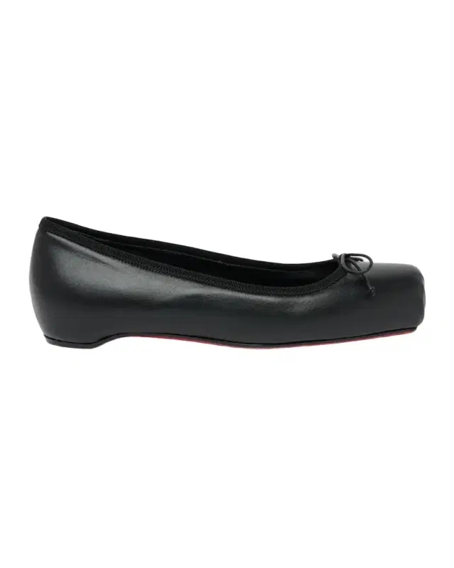 Cassia Leather Ballerina Flats