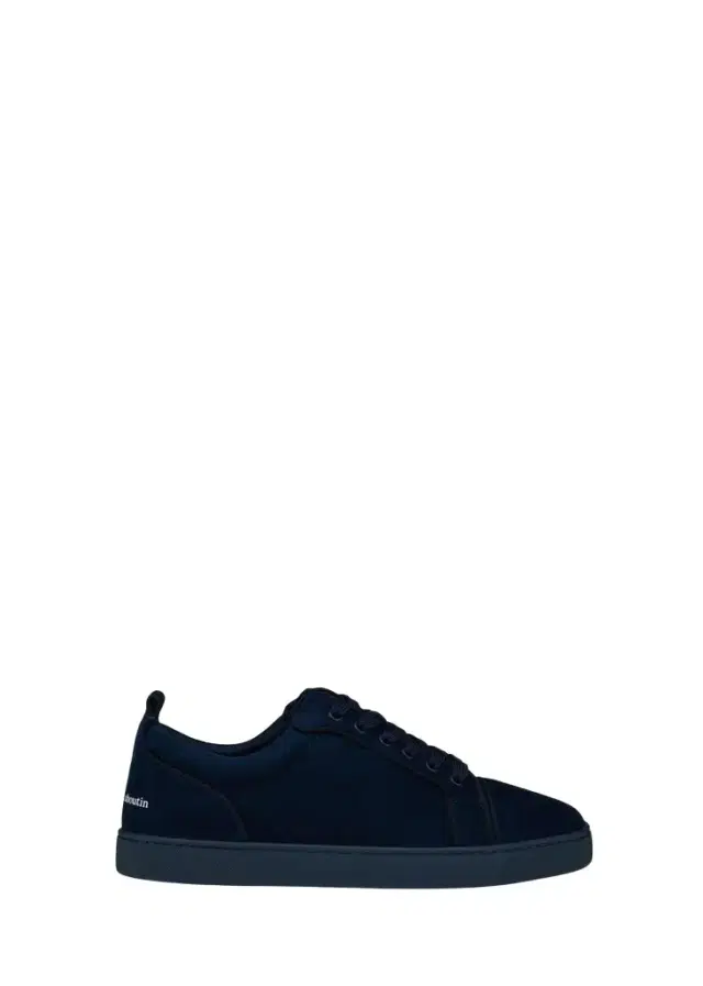 Christian Louboutin Men's Louis Jr Canopy Leather Low-Top Sneakers