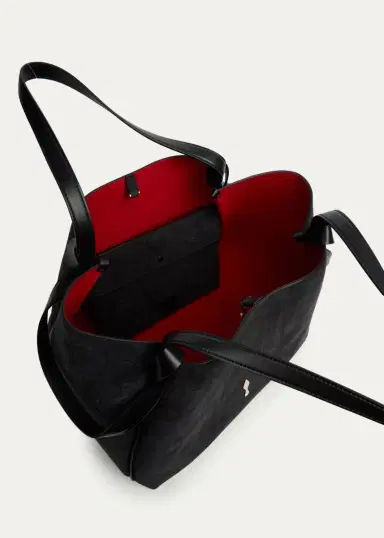 Christian Louboutin Bettina Large Croc-Embossed Suede Tote Bag | Thumbnail 3