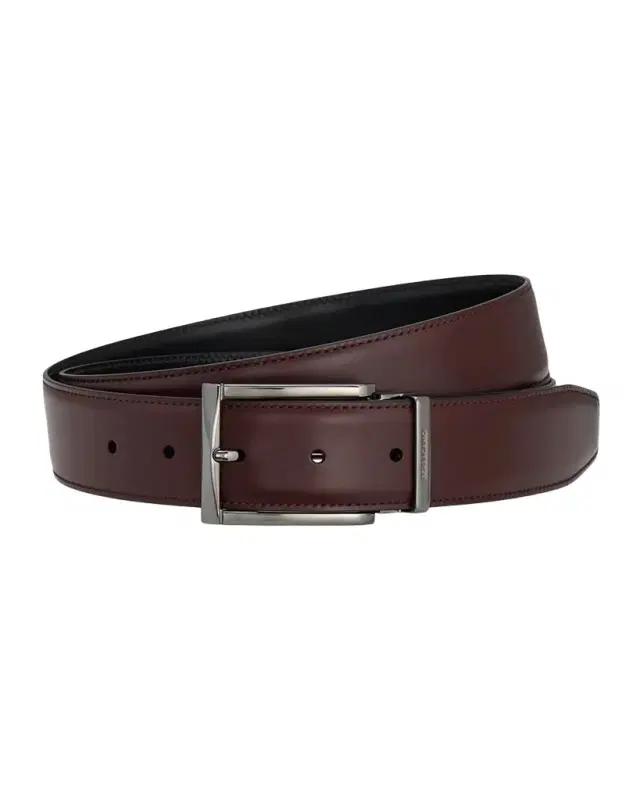 Ferragamo Men's Double Adjustable Reversible Leather Belt