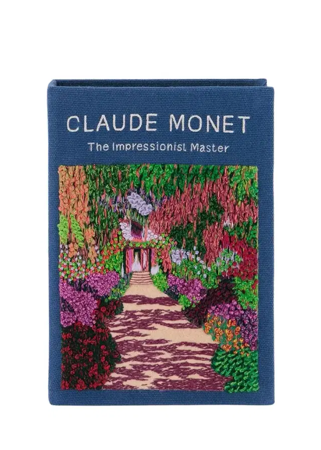 Olympia Le-Tan Museum Claude Monet Book Clutch Bag