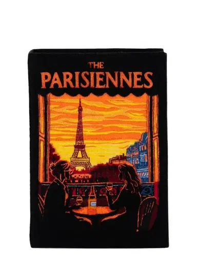 Olympia Le-Tan Voyages The Parisiennes Book Clutch Bag | Thumbnail 1