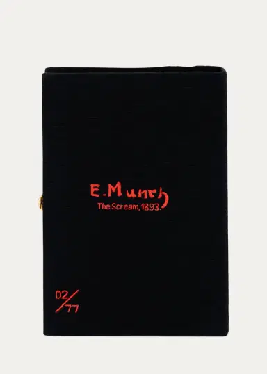 Olympia Le-Tan Museum Edvard Munch Book Clutch Bag | Thumbnail 2 Olympia Le-Tan Museum Edvard Munch Book Clutch Bag | Thumbnail 2