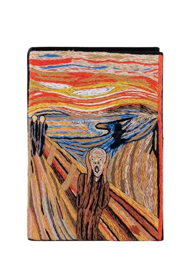 Olympia Le-Tan Museum Edvard Munch Book Clutch Bag