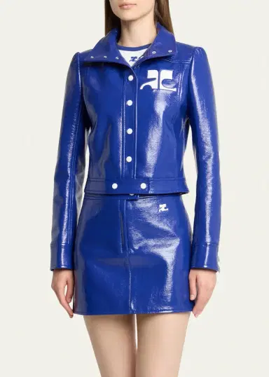 Courrèges Vinyl Reedition Jacket | Thumbnail 4