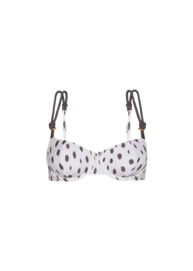 ViX Gal Mel Polka-Dot Bikini Top