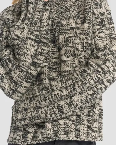 Malo Marled Wool-Silk Sweater | Thumbnail 5