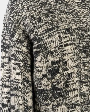 Malo Marled Wool-Silk Sweater | Thumbnail 9